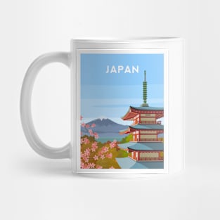 Japan - Mount Fuji and Chureito Pagoda Mug